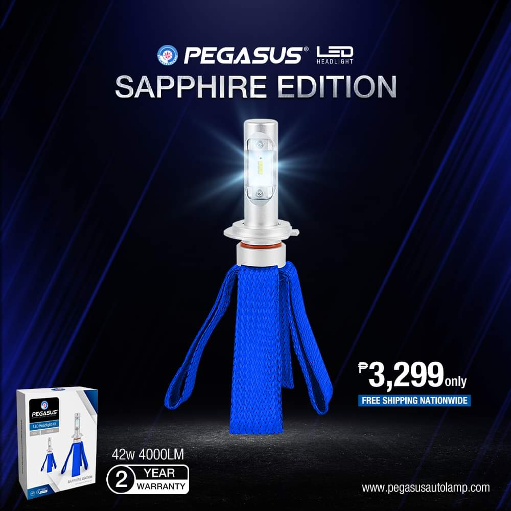 Pegasus LED Sapphire Edition 42W Fanless HB3/9005