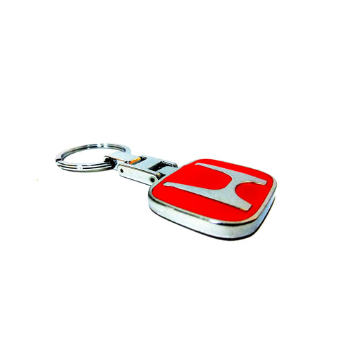 Honda Red Emblem Keychain