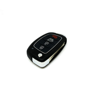 Hyundai 4 Button Flip Key w/ chrome