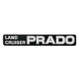 Toyota Land Cruiser "LAND CRUISER PRADO" rear license plate badge