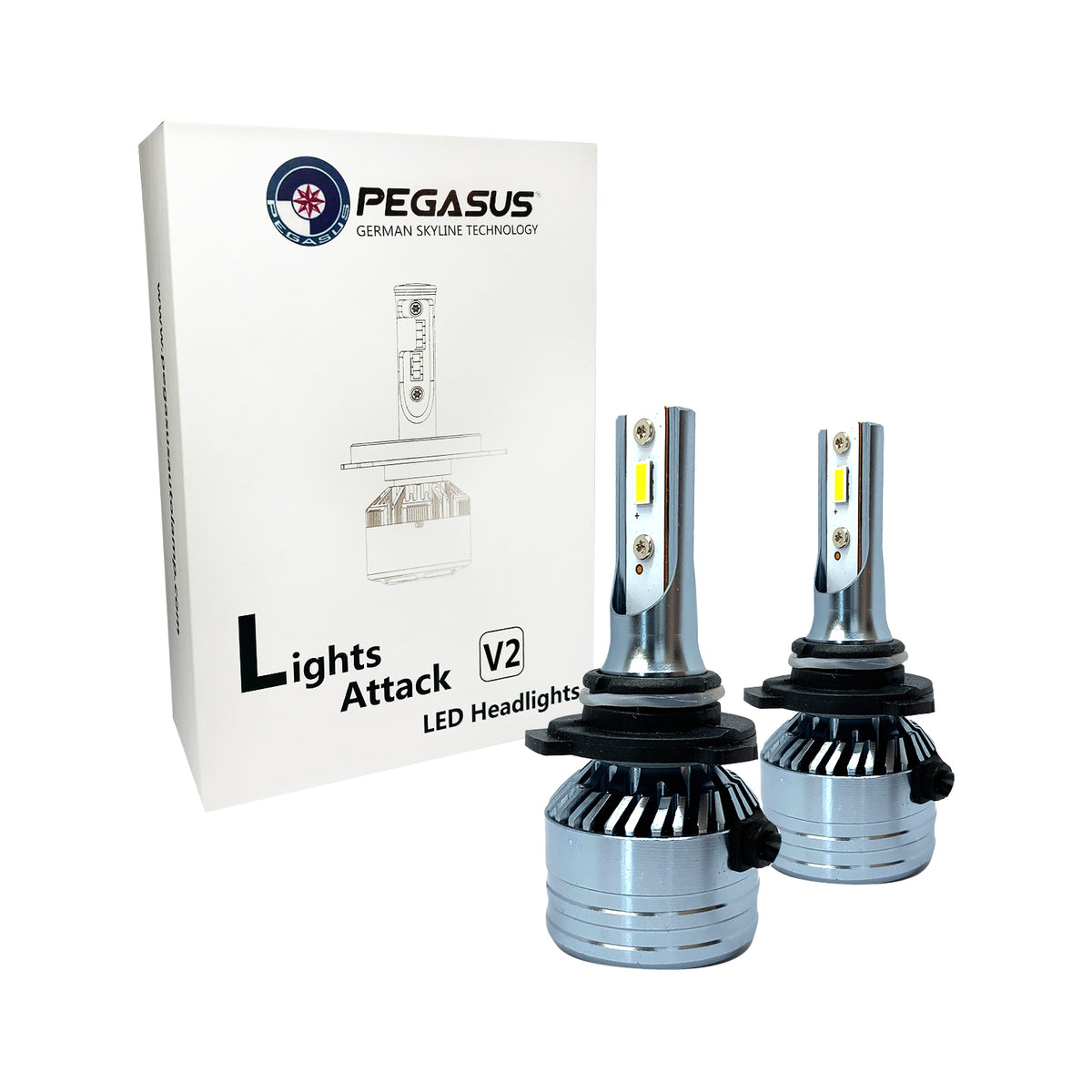 Pegasus Lights Attack V2 LED Headlights – Zerostain Automotive