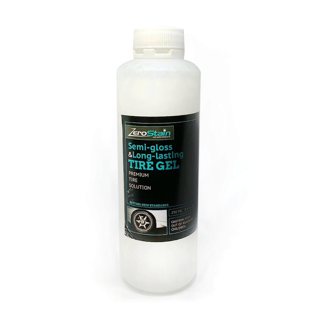 Zerostain Semi-Gloss Long Lasting Tire Gel / Tire Black