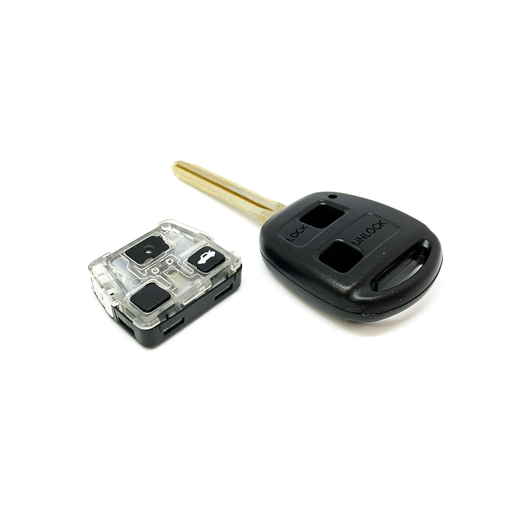 Toyota 3Buttons Keyshell with Buttons